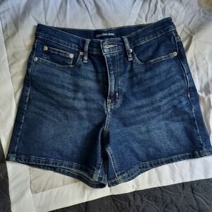 Calvin Klein Dark Blue Jean Shorts